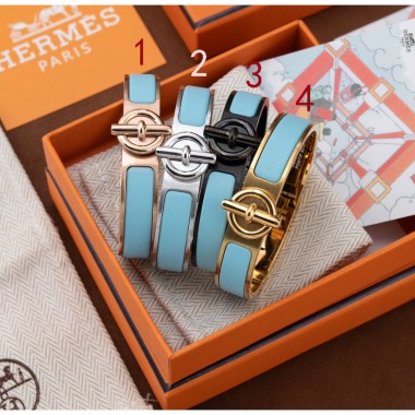 Hermes Clic Genan Bangle-Sky blue
