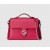 Interlocking GG Calfskin Borse, Fuchsia