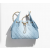 Chanel 25 Small handbag - blue washed denim 