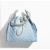 Chanel 25 Medium handbag -Blue washed denim 