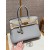 Hermes Birkin 25 / Birkin 30  in Togo Leather-Blue Glacier