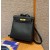 Hermes Kelly Ado Backpack in togo leather-Black