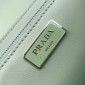 Borsa Prada Pocket in nylon e pelle spazzolata