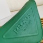 Borsa a tracolla Prada Triangle in pelle