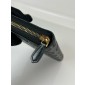 Prada Large leather wallet with triangle motif