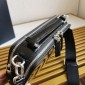 Borsa Prada Brique in pelle spazzolata