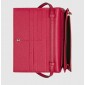 Swing shoulder leather wallet 