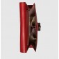 Bamboo Daily Leather Clutch, Red