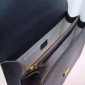 Dionysus large leather bag, black