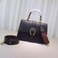 Dionysus large leather bag, black