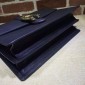 Dionysus large leather bag, dark blue 