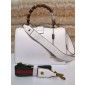 Dionysus large leather bag, white 