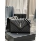 YSL Envelope Borsa Grande In Pelle Grained   