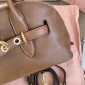 Miu miu Aventure nappa leather top-handle bag-Oak