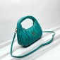 Miu Miu Wander matelassé nappa leather hobo bag-lagoon blue