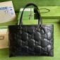  Gucci GG Matelasse Leather Medium Tote 