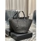 YSL Panier Medium Bag in Raffia 