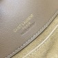 Saint Laurent LE 37 small in Suede-Golden Leaf