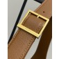 Saint Laurent LE 5 À 7 Supple Large in grained leather -Caramel