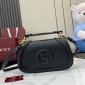 Gucci blondie Small Top Handle Bag-Black leather 