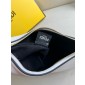 Fendigraphy Mini leather bag-White
