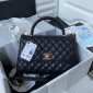 Chanel Medium Coco Handle Bag-Black