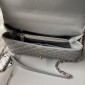 Chanel Medium Coco Handle Bag-Grey