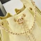 Chanel 25 Small handbag -Light Yellow Caviar leather 