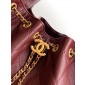 Chanel 25 Small handbag -Burgundy Caviar leather 
