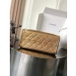 Chanel 25 Small handbag -Dark gold Caviar leather 