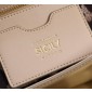 Authentic quality- Dolce Gabbana LargeSicily Handbag in polished calfskin-Beige 