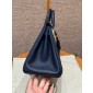 Hermes Birkin 25/ 30  in Epsom Leather-blue saphir