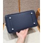 Hermes Birkin 25 / Birkin 30  in Togo Leather-Navy blue