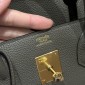 Hermes Birkin 25 / Birkin 30  in Togo Leather-Etain grey