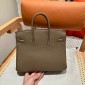 Hermes Birkin 25 / Birkin 30  in Togo Leather-Etoupe grey