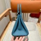 Hermes Birkin 25 / Birkin 30  in Togo Leather-Denim blue