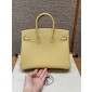 Hermes Birkin 25 / Birkin 30  in Togo Leather-Light yellow