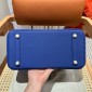Hermes Birkin 25 / Birkin 30  in Togo Leather-Electric blue