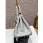 Pre-ordered Birkin 25 / 30  in Ostrich Leather- Girs Perle