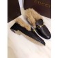 GG fur lady's shoes- 4 colors available