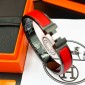 Hermes Clic Matte Bangle-Red