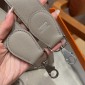 Hermes Kelly Lakis Pocket 28 / 32 in Swift Leather-Girs Asphalte