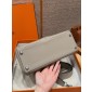 Hermes Kelly Lakis Pocket 28 / 32 in Swift Leather-Girs Asphalte