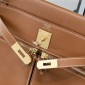 Hermes Kelly Lakis Pocket 28 / 32 in Swift Leather-Brown