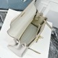 Hermes Kelly Lakis Pocket 28 / 32 in Swift Leather-Cream white