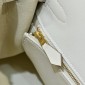 Hermes Kelly Lakis Pocket 28 / 32 in Swift Leather-Cream white
