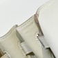 Hermes Kelly Lakis Pocket 28 / 32 in Swift Leather-Cream white