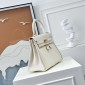 Hermes Kelly Lakis Pocket 28 / 32 in Swift Leather-Cream white
