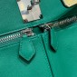 Hermes Kelly Lakis Pocket 28 / 32 in Swift Leather-Vert Vertigo