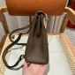 Hermes Kelly Ado Backpack in togo leather-Etoupe